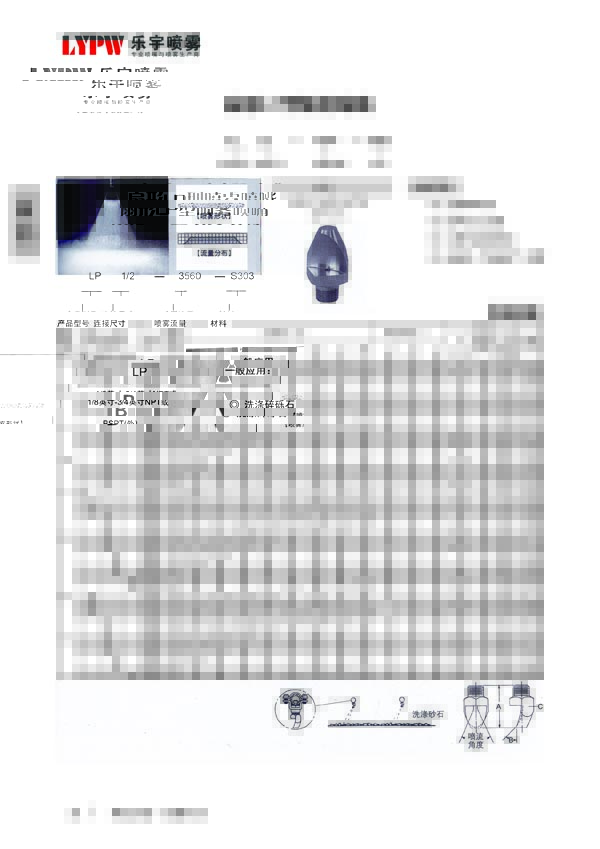 P型扇形喷嘴(图2)